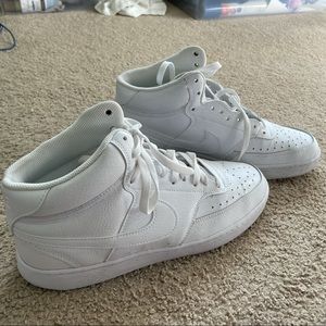 Nike Air Force High Tops - White Size 10.5